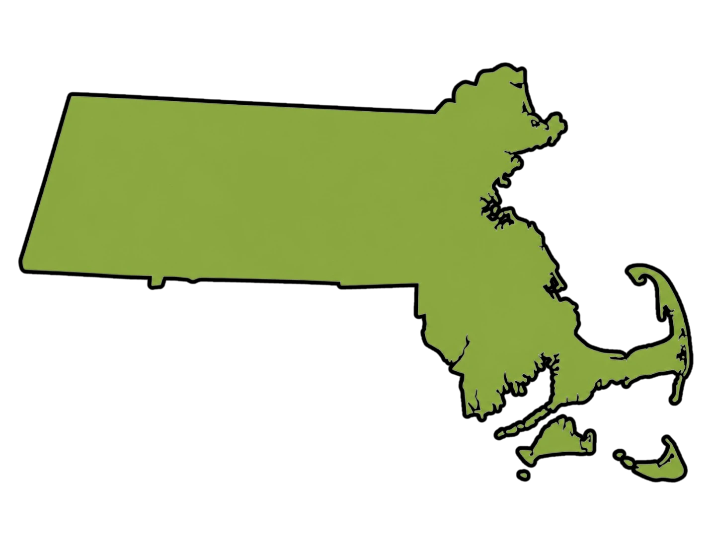 Massachusetts-Map